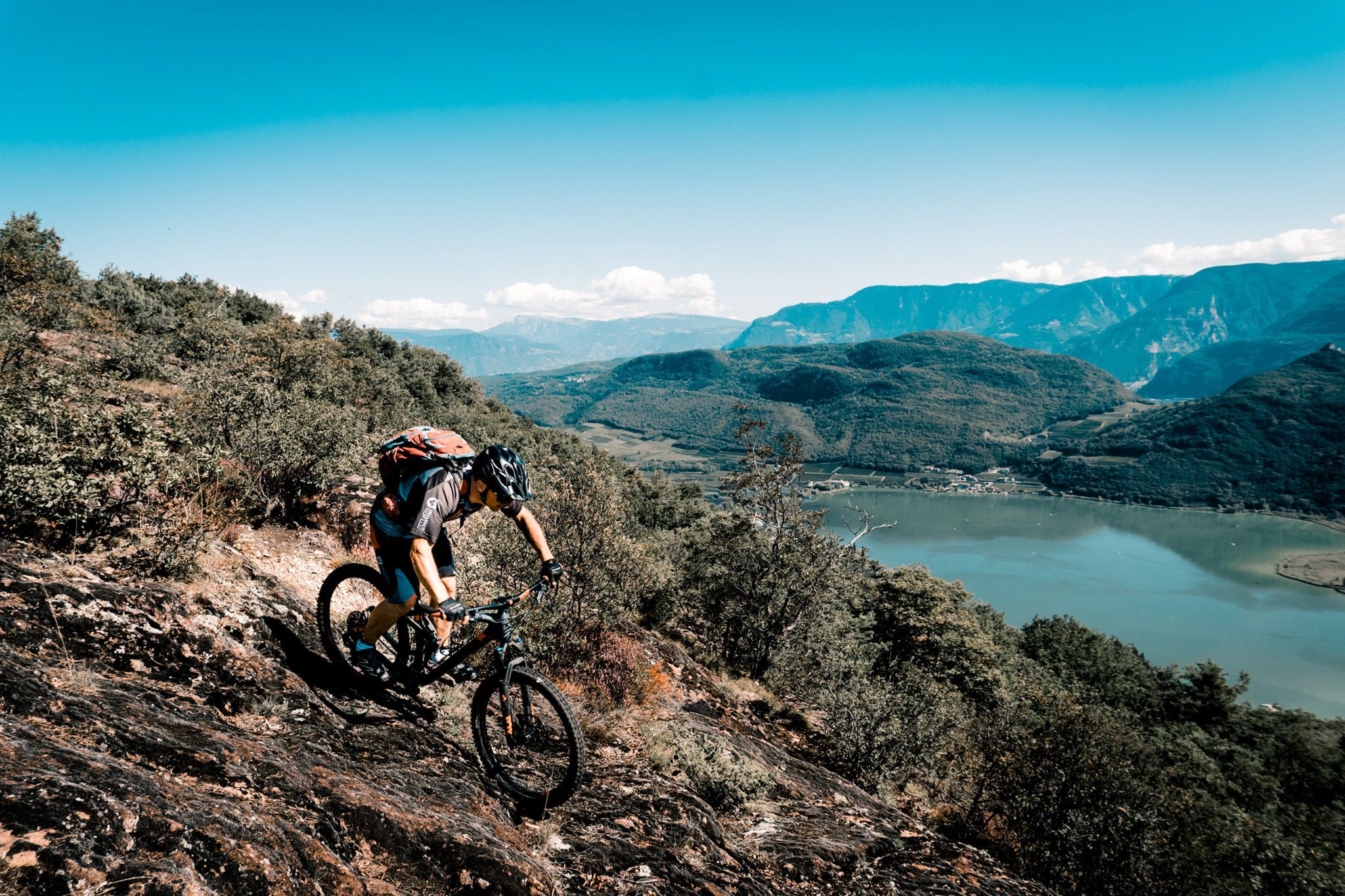 Mit dem Chef und Bikeguide unterwegs